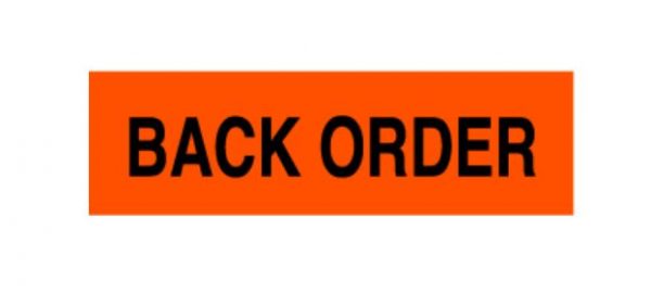 Back Order - Labels