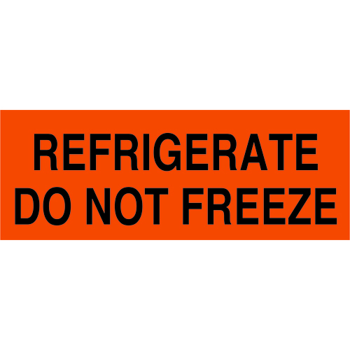 Refrigerate Do Not Freeze - Labels
