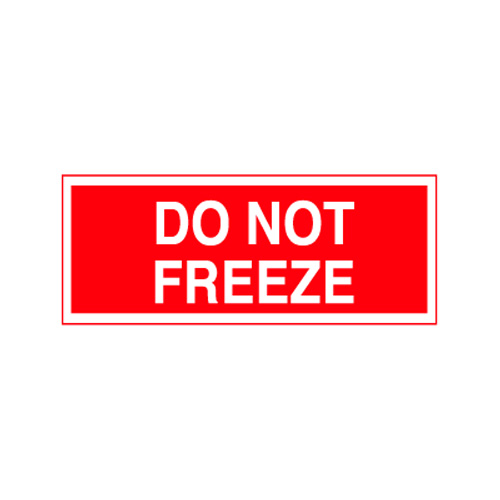 Do Not Freeze - Labels